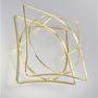 SQURE FRAMED WIRE BANGLE - Thumbnail 2