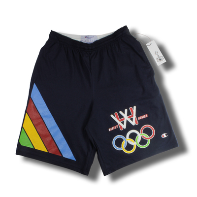 Navy olympic shorts