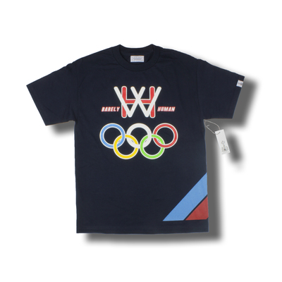 Navy olympic tee