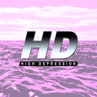 UNISEX HIGH DEPRESSION PASTEL 8 BIT VIRTUAL SEA T SHIRT IN WHITE - Thumbnail 1