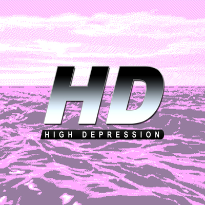 Unisex high depression pastel 8 bit virtual sea t shirt in white