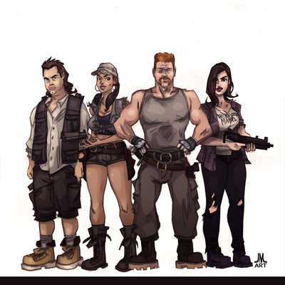 Those newer folks who walk with zombies too print