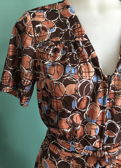 70's Front Zip Dress