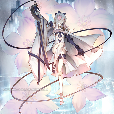 Drakenguard 3 zero anime game art fan art poster12x18'' glossy - Thumbnail 2