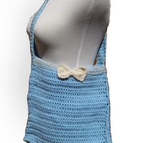 Baby Blues crochet bag