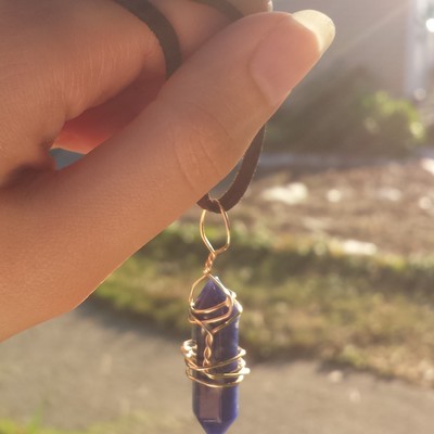 Blue sodalite necklace