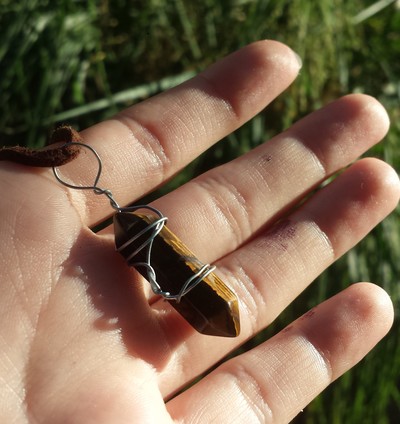 Tiger's Eye Pendant (Point)