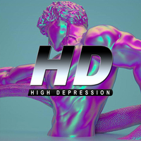 UNISEX HIGH DEPRESSION HOLOGRAM SCULPTURE T SHIRT  - Thumbnail 1