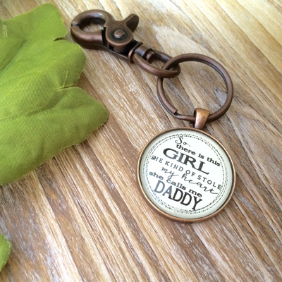 'she calls me daddy' keychain
