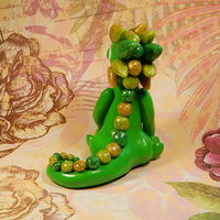 Green Glitter Dragon - Thumbnail 1