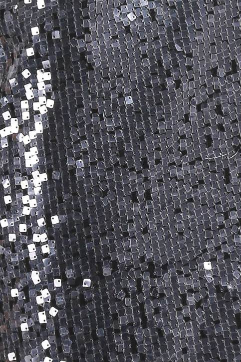 Black Slip Backless Sequin Dress