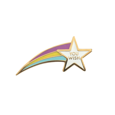 You wish lapel pin