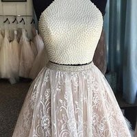 2016 Homecoming Dresses Pearl Bodice Short Prom Dress pst2042 - Thumbnail 2