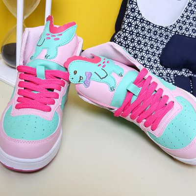 Harauku japanese cartoon dinosaur sneakers - Thumbnail 5