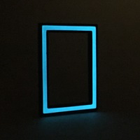 Glowing Rectangle Lapel Pin - Thumbnail 3