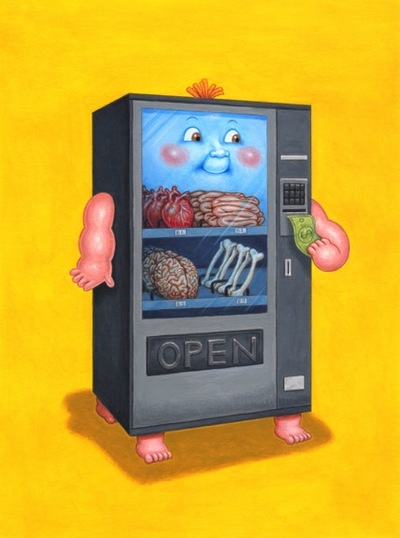 #35 JACK Snack / Vending VINNIE Final Art - Garbage Pail Kids BNS1