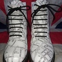 RARE England Made - Solovair London Map Derby Boots - Dr Doc Martens - UK 8*EU 42*USL 10 USM 9-1