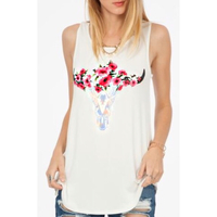 Floral Bullhorn Tank - Thumbnail 1