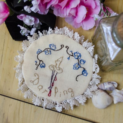 "non ti scordar di me" brooch