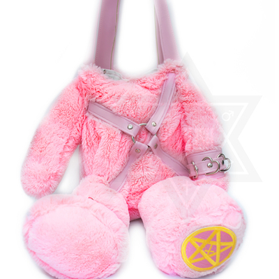 Pink bondage character bag