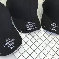 Free Shipping-QUOTES RING CAP - Thumbnail 1