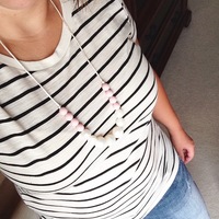 Pearl & Blush Teething Necklace - Thumbnail 1