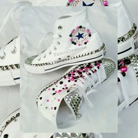 Adult Custom Bling Converse (High Top) - Thumbnail 3