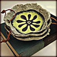 Handmade Paper Mache Storage Bowls, Set of 3 - Thumbnail 2