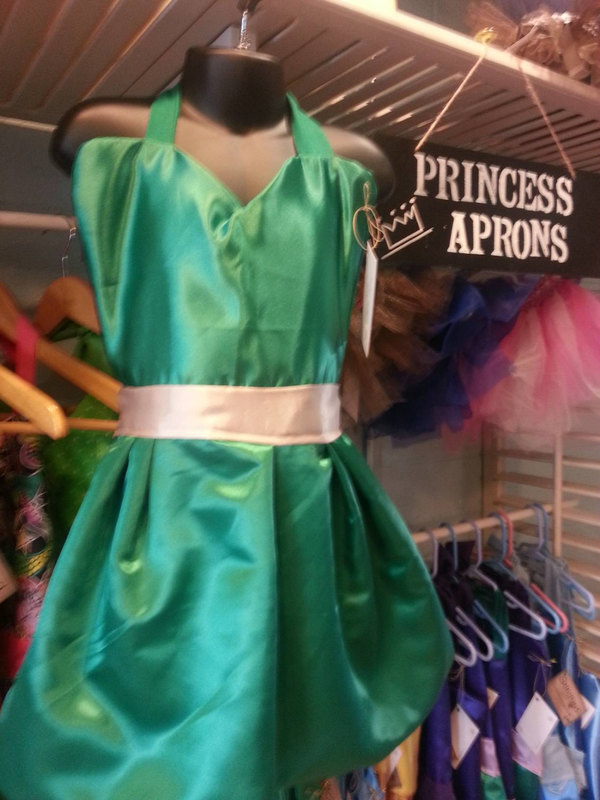 Tinker Bell Princess Apron - everyday princess apron - princess dress up - Tinker Bell costume - Halloween princess costume