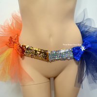 Sun and Moon Tutu Bustle Dance Costume Halloween Costume - Thumbnail 2