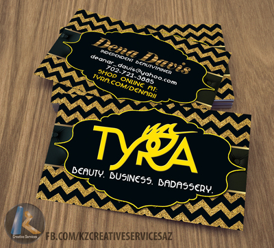 Tyra Beauty Business Cards - 2