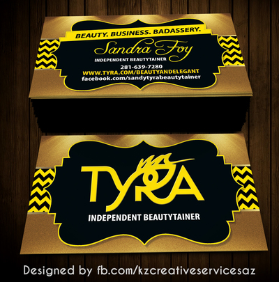 Tyra Beauty Business Cards - 4