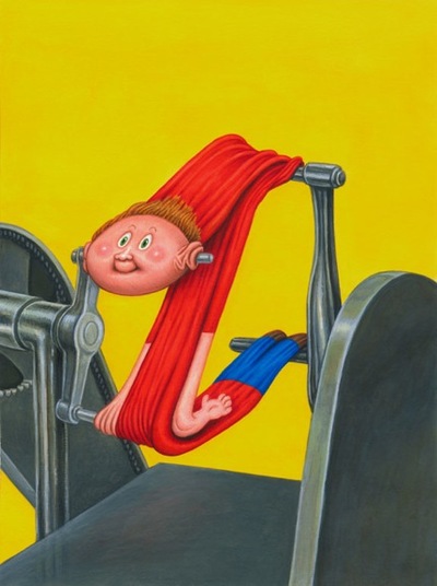 #18 Taffy TOBY / Pulled PIERRE Final Art - Garbage Pail Kids BNS1