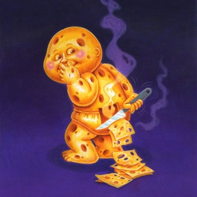 #93 cheese louise / lin berger final art - garbage pail kids bns2