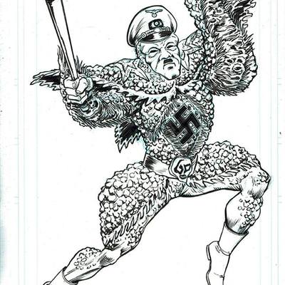 Starfish hitler original drawing