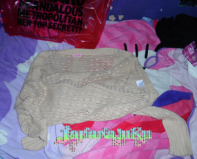 MA＊RS MARS Sugar Gloss Brown Sweater