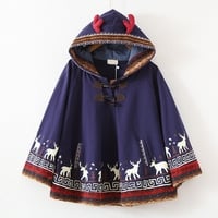 Harajuku elk cape coat - Thumbnail 2