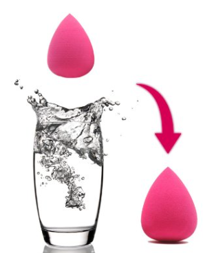 Beauty Flawless Wedding Makeup Blender Comestic Sponge Puff 