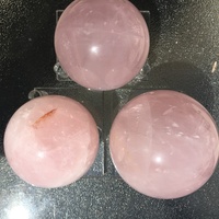 Rose Quartz Crystal Sphere - Thumbnail 2