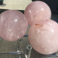 Rose Quartz Crystal Sphere  - Thumbnail 2