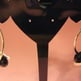 Jet Black Crystal Dangle Earrings - Thumbnail 2