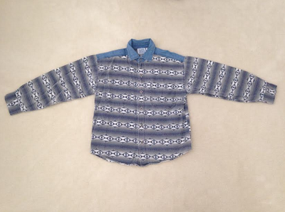 Boys Printed Button Down