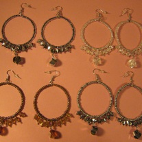 Swarovski & Glass Beaded Earrings