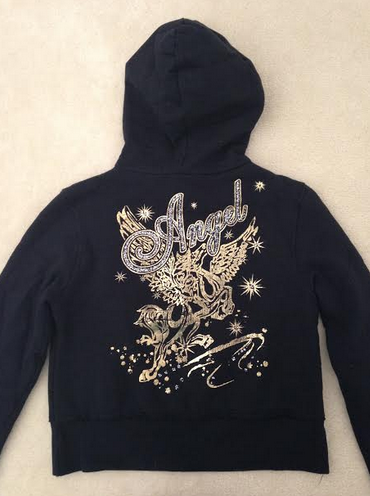 Semi Cropped Black Sweater