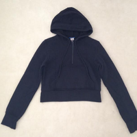 Semi Cropped Black Sweater - Thumbnail 2