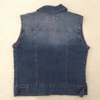 Thrifted Denim Vest - Thumbnail 1