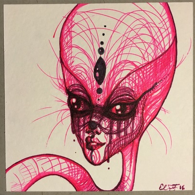 Pink Alien 