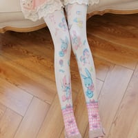 Harajuku cute bunny pantyhose - Thumbnail 1