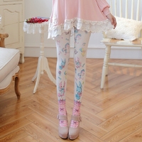Harajuku cute bunny pantyhose - Thumbnail 4