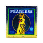 Handmade Coaster - Fearless Vintage Citrus Crate Label - Handmade Recycled Tile Coaster - Thumbnail 1